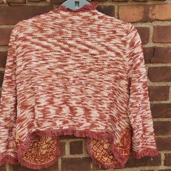 Lucky Brand fringed sweater  jacket L..XL‎ - Picture 4 of 8